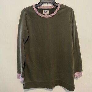 Lands' End Women's Sweatshirt Size M/T Serious Sweats Pullover Casual Cozy